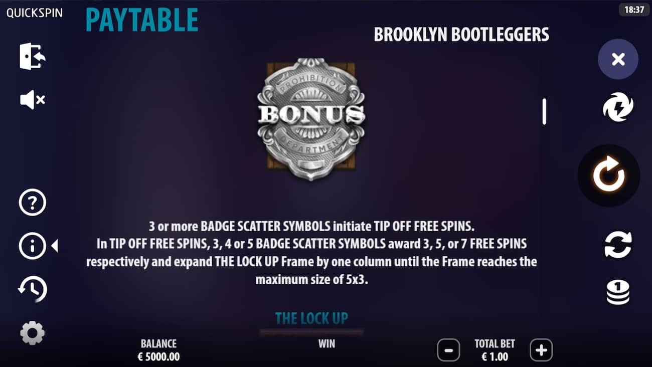 Дизайн слота Brooklyn Bootleggers